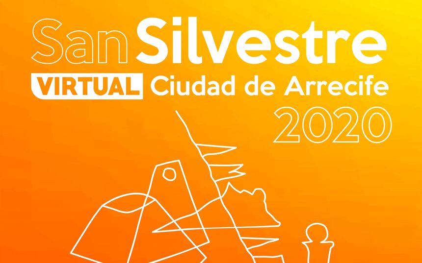 Cartel. San Silvestre Virtual Ciudad de Arrecife 2020
