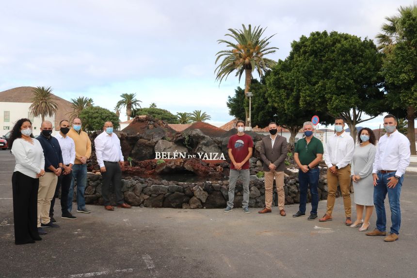 Visita del Grupo de Gobierno al Belén