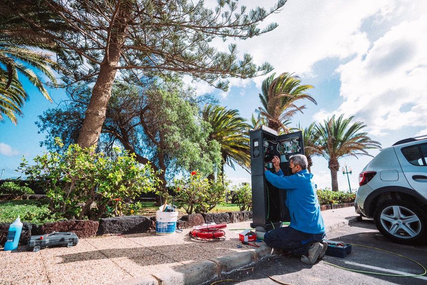 Puntos de Recarga Eléctrica en Arrecife