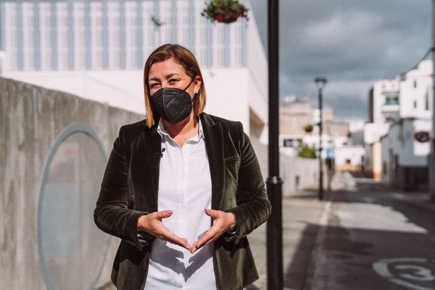 Astrid Pérez muestra el nuevo modelo de calles que trabaja y proyecta para Arrecife como capital de Lanzarote