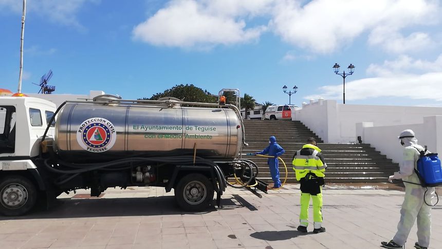 DESINFECCIOìN ESPACIOS PUìBLICOS TEGUISE