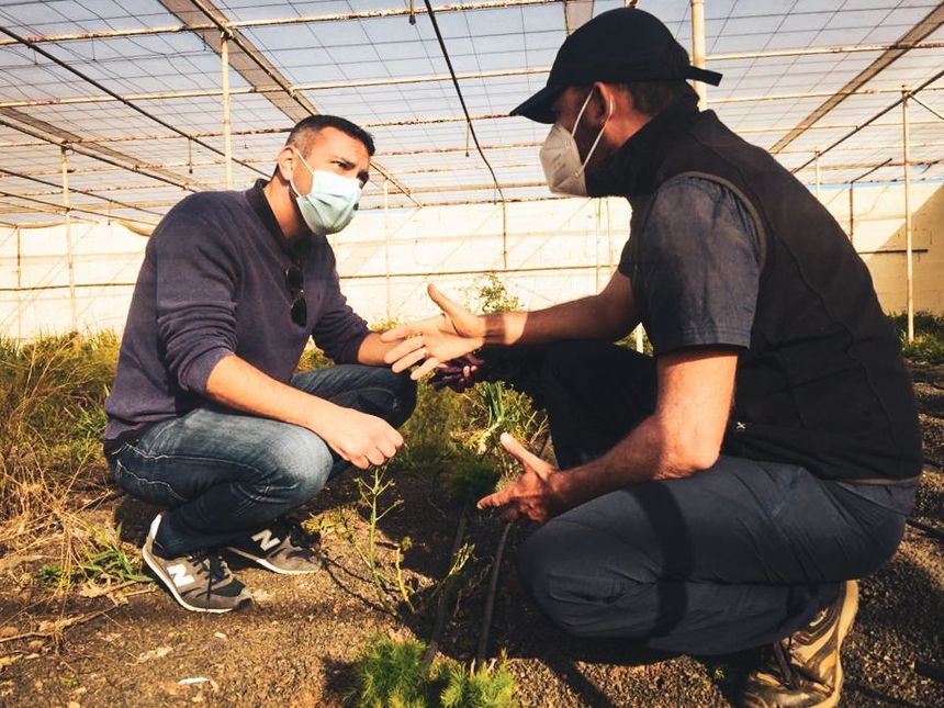VISITA OSWALDO CULTIVOS IES TEGUISE 2
