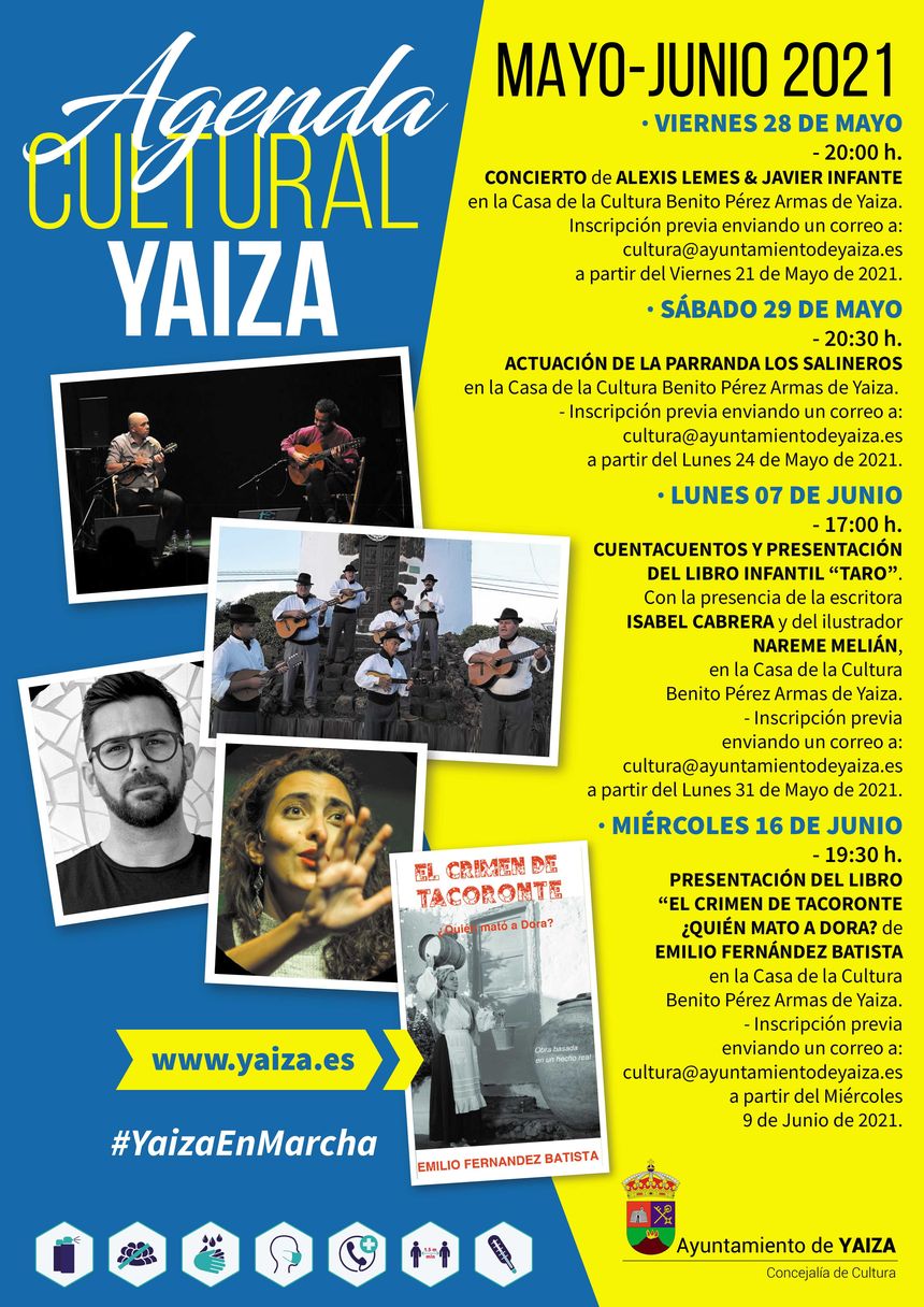 Yaiza actos culturales de los próximos días