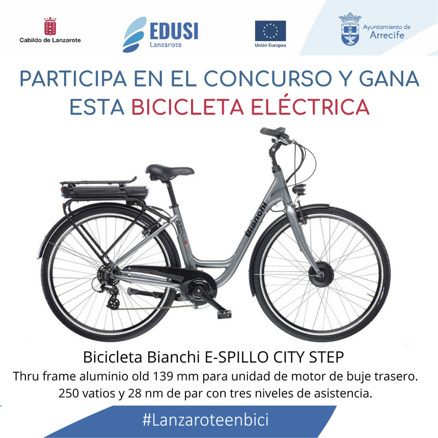 Cartel Concurso Fotográfico Lanzarote en Bici