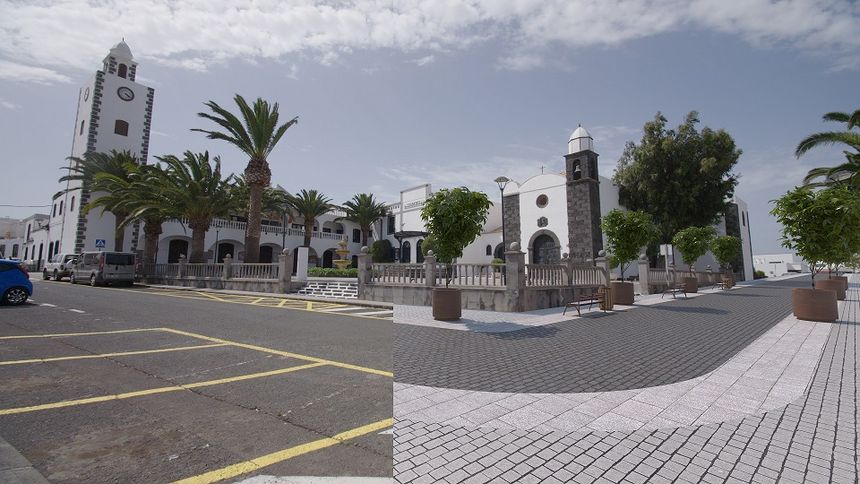 plaza Leon y Castillo3853769 ANTES Y DESPUÉS