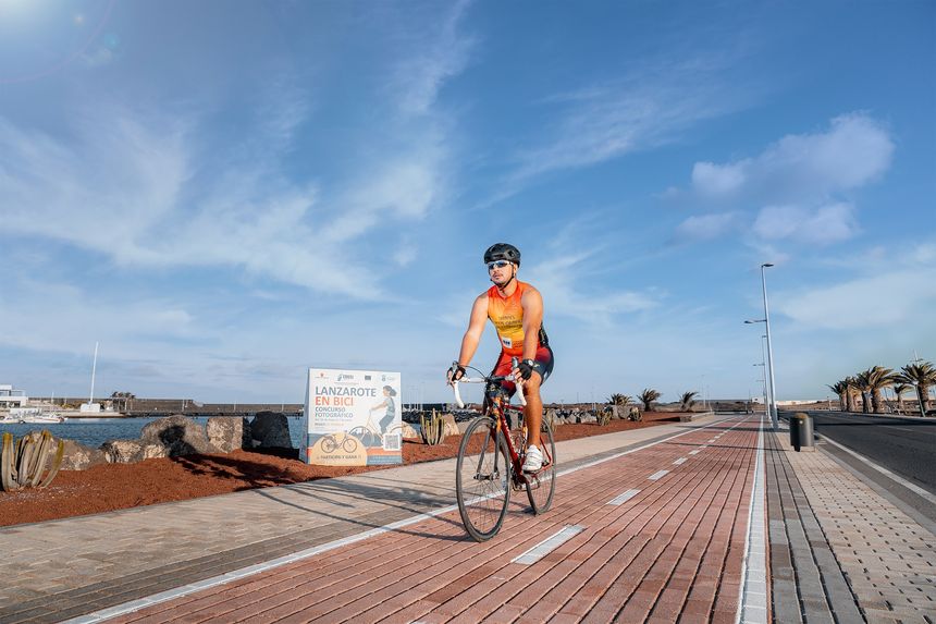 Fotografía ganadora concurso 'Lanzarote en Bici'