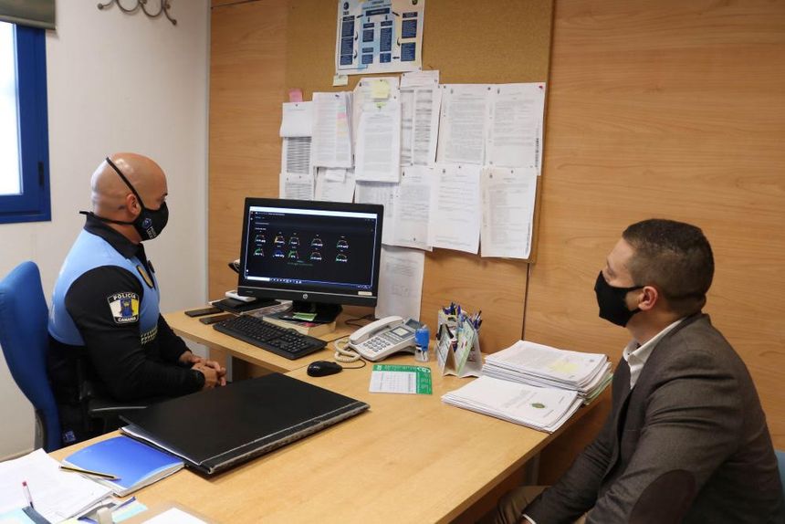 El alcalde de Yaiza y el jefe accidental de la Policía Local