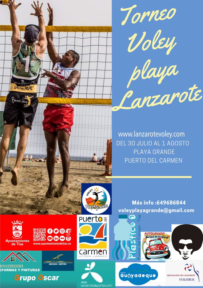 30 julio Torneo Voley Playa Lanzarote 2021