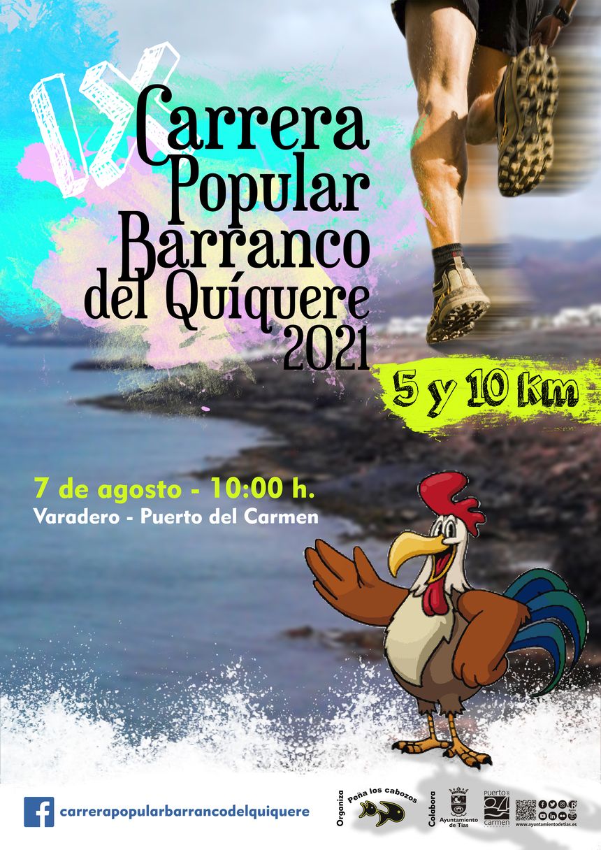 7 agosto IX Carrera Bco del Quíquere 2021