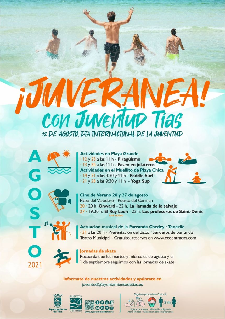 12 agosto _Juveranea con Juventud Tías 2021