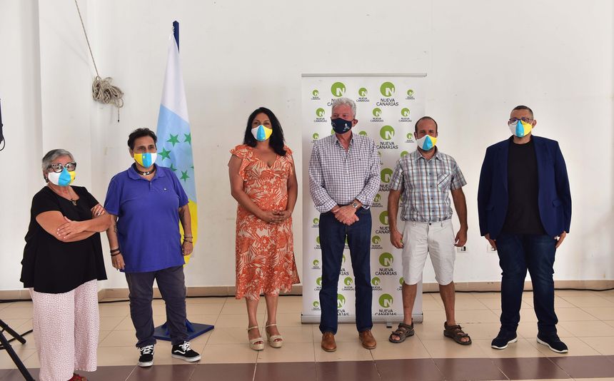Parte del Comité NC Haría con Pedro Quevedo