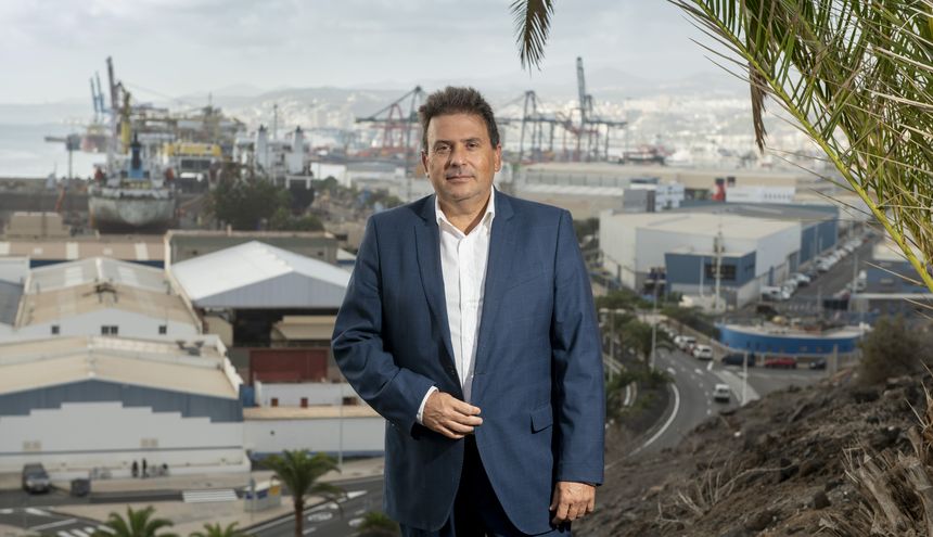 Luis Ibarra, presidente de la Autoridad Portuaria de Las Palmas