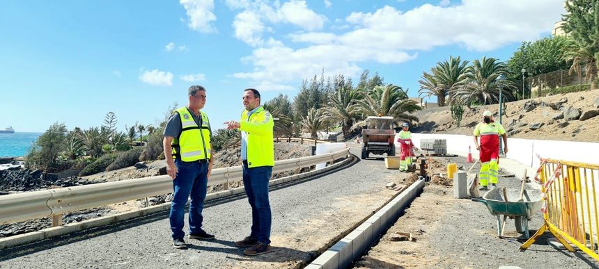 OBRAS CARRIL BICI COSTA TEGUISE 2