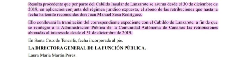 Extracto Informe Función Pública