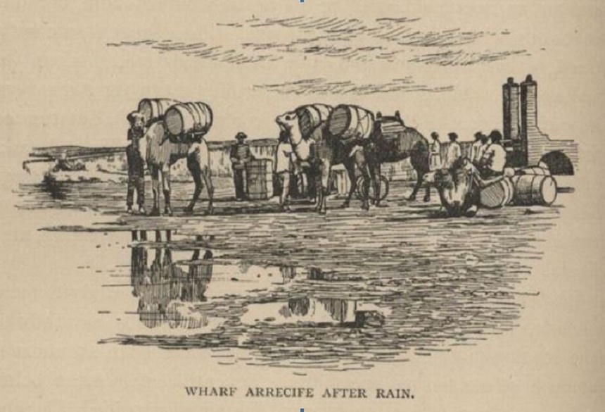 Arrecife después de la lluvia