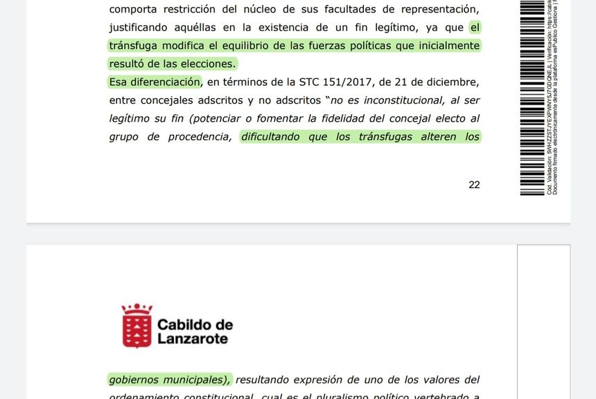 Informe Secretaría Página 22