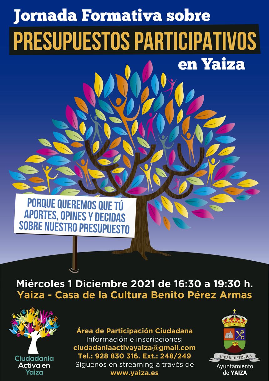 Cartel Presupuestos Participativos 2021