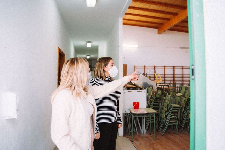 Visita obras colegios