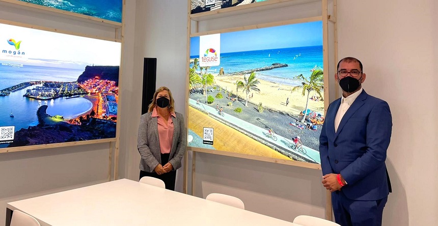 ALICIA PÁEZ Y TONI CALLERO (TEGUISE EN FITUR)