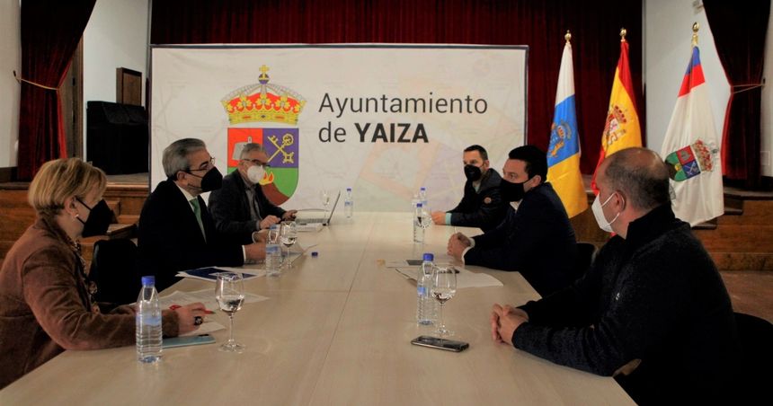 Reunión de los equipos del Gobierno y y de Yaiza