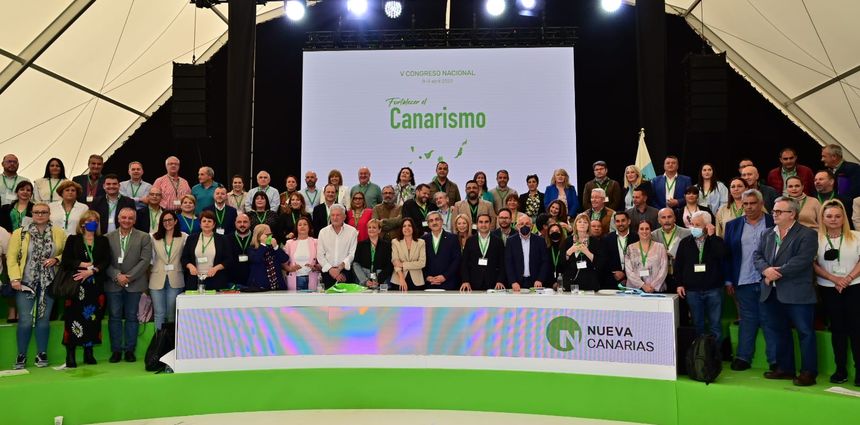 Imagen de la nueva Ejecutiva de Nueva Canarias