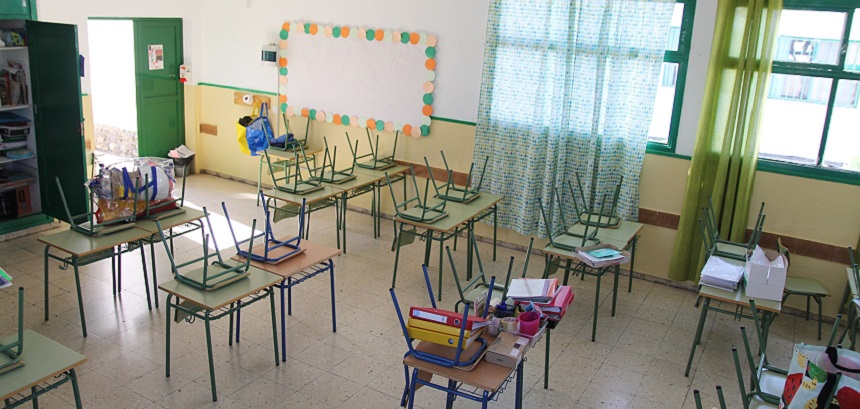 Imagen de un aula del CEIP Alcalde Rafael Cedrés.