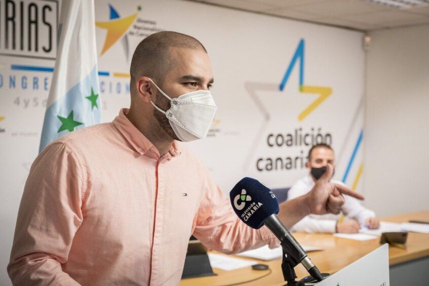 Jesús Machín, secretario General de Jóvenes Nacionalistas de Canarias.