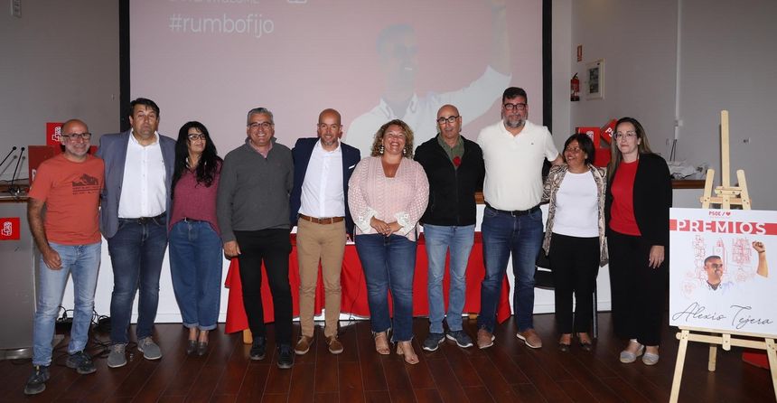 La imagen de Alexis Tejera estuvo muy presente en el acto