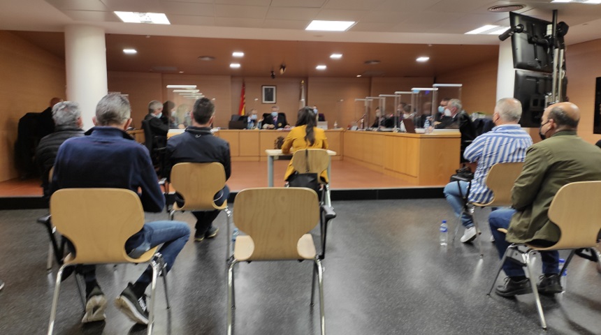Nayra Callero durante su testimonio.