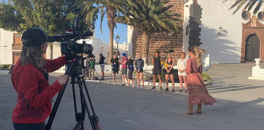 El equipo salió encantado de lo que ha visto en Lanzarote