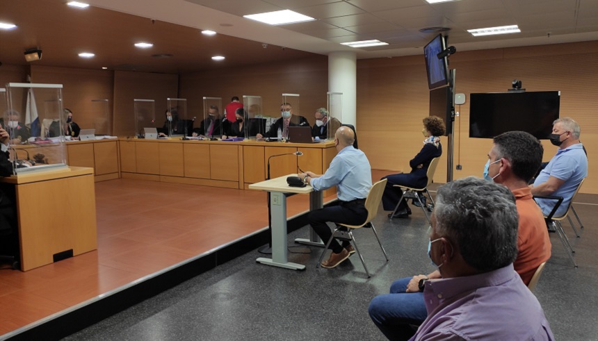 Pedro Viera durante su declaración como testigo del caso Montecarlo.