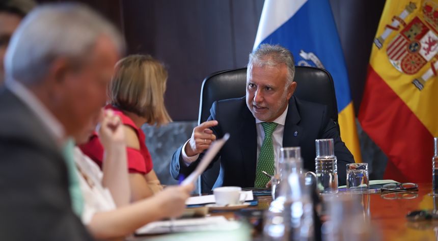 Ángel Víctor Torres preisdió la reunión de este jueves
