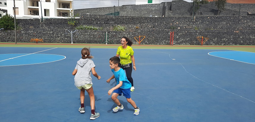 Alumnos de la Escuela Municipal de Atletismo Jabalina.