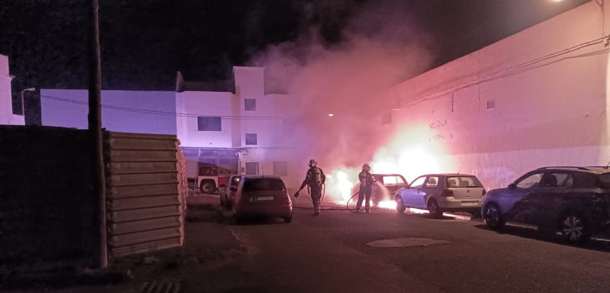 fuego coche