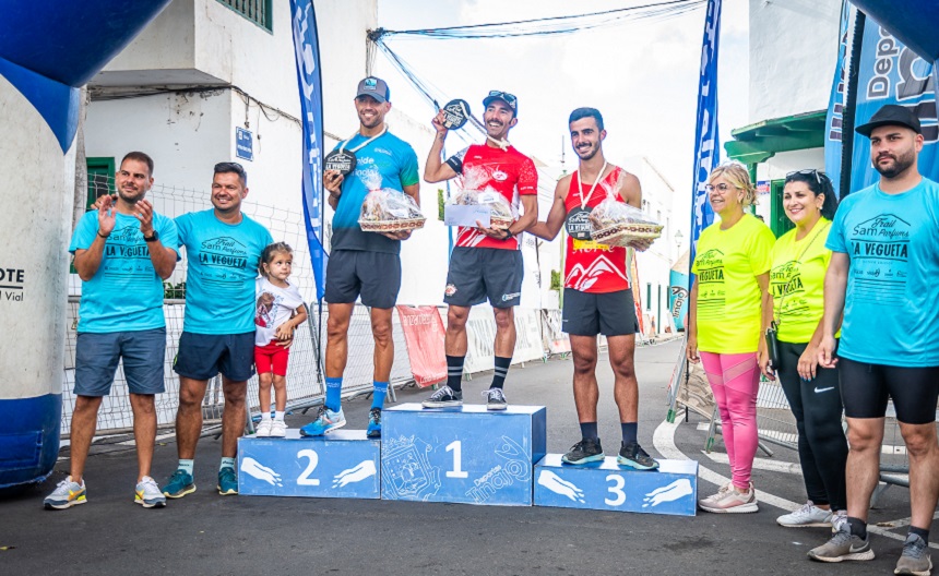 Entrega de premios en la categoría masculina.