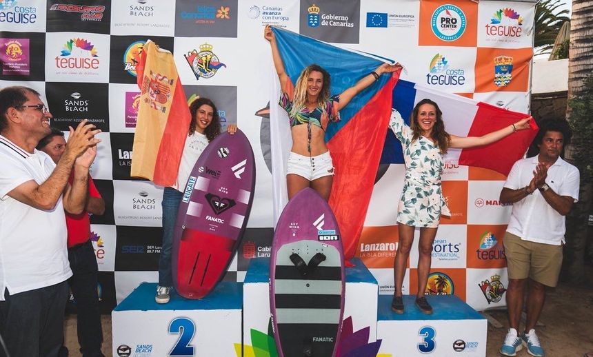 Podium femenino