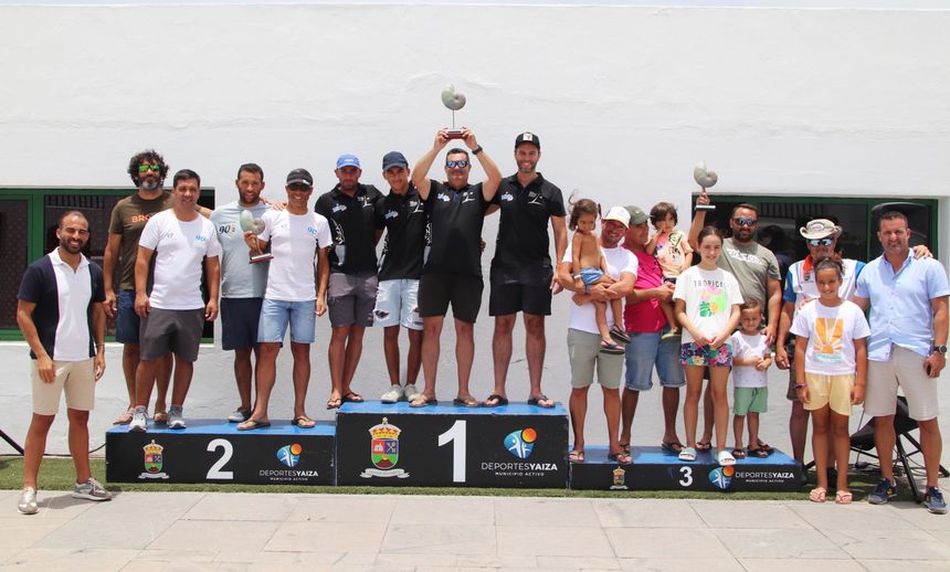 Podio regata Fiestas del Carmen
