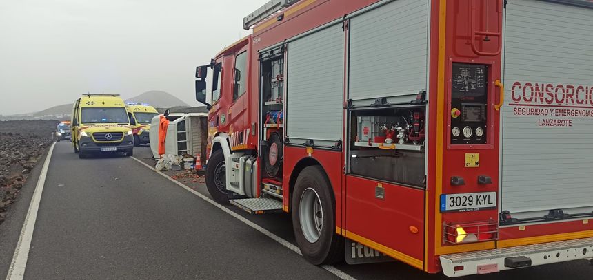 Momento de la llegada de los servicios de emergencia