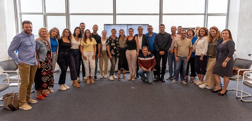 Foto de Grupo de los asistentes al curso de motivación del círculo de empresarios de Lanzarote.