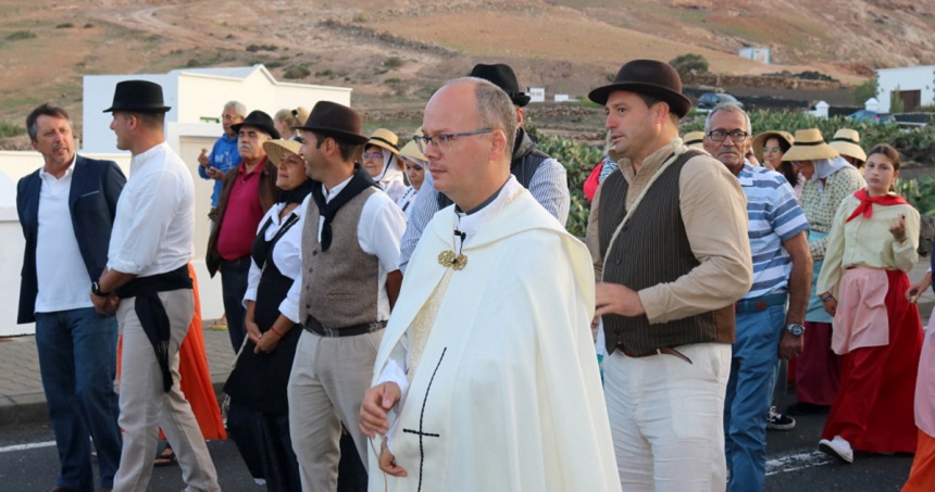 Imagen de Óscar Noda en la Romería de Femes.