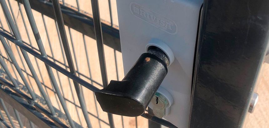 Imagen de cómo se encuentra la puerta de acceso