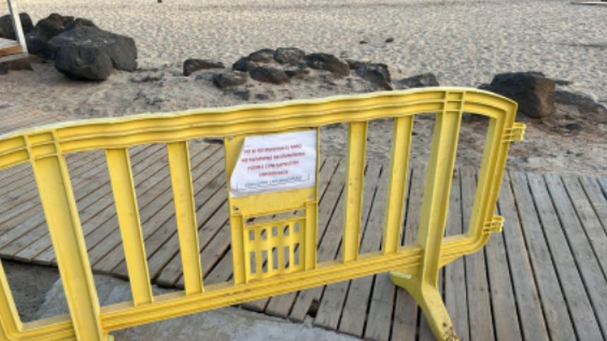 Imagen de la playa de Las Cucharas