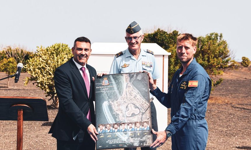 PLACA PATRULLA ÁGUILA EN COSTA TEGUISE 3