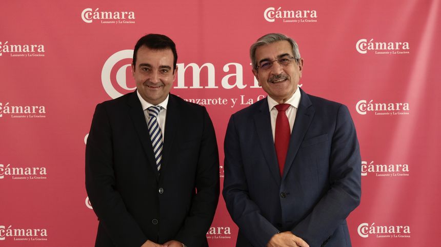 José Valle con Román Rodríguez.