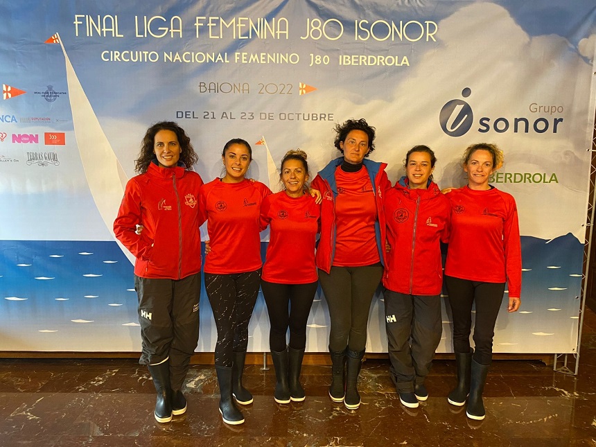 Componentes del equipo Código Cero en la Liga Nacional Femenina Iberdrola.