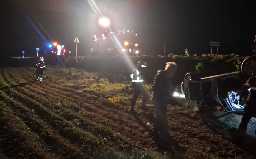 Imagen de la zona donde quedó el vehículo