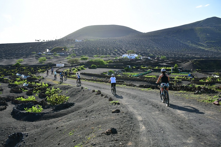 Ruta en bicicleta La Geria
