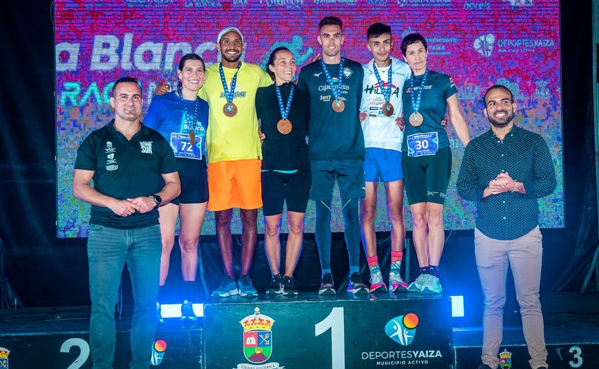 Podio prueba reina 10 km