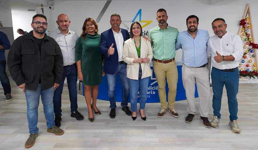 Imagen de todos los candidatos de CC en Lanzarote.