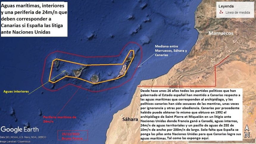 Aguas marítimas de Canarias nueva Bruno